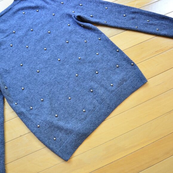 The Kooples Wool Crew Neck Studded Sweater Size 3 US M/L - Picture 10 of 10